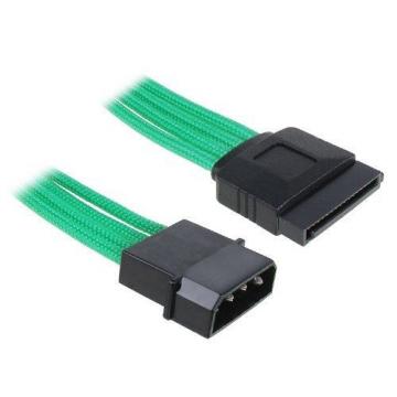 BitFenix 45cm Molex to SATA Adapter - Sleeved Green/Black