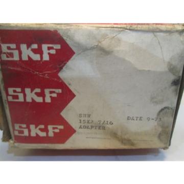 SKF Adapter Sleeve SNW 15X2 7/16 Stamped =S-15-2-7/16= and AN15