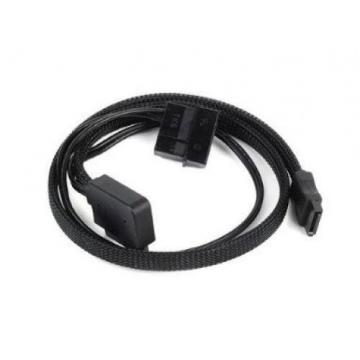 Silverstone Tek Sleeved Slim-SATA to SATA Adapter Cable (CP10). Shipping is Free