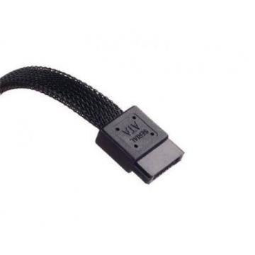Silverstone Tek Sleeved Slim-SATA to SATA Adapter Cable (CP10). Shipping is Free