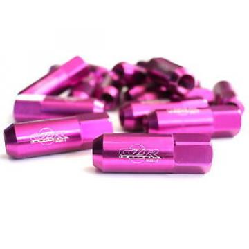 20PC CZRracing PURPLE EXTENDED SLIM TUNER LUG NUTS LUGS WHEELS/RIMS M12/1.5MM