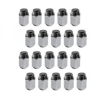 20 Piece Acorn Style Chrome Lug Nuts 1/2&#034; Inch Thread Pitch 4