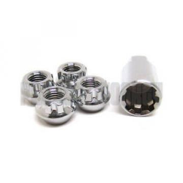 Bull Lock Open Ended Wheel Locks Chrome Fits: Acura &amp; Honda M12xP1.50