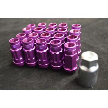 NNR EXT LUG NUT SET W/LOCK FITS NISSAN/DATSUN 12X1.25 PURPLE NNR-LN-SWL12125PR