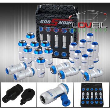 M12 x1.25 PERFORMANCE LUG NUTS CLOSED OPEN END HEX LOCK KEY WHEELS JDM TUNER KIT