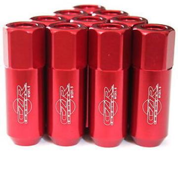 20PC CZRracing RED EXTENDED SLIM TUNER LUG NUTS LUGS WHEELS/RIMS (FITS:HONDA)