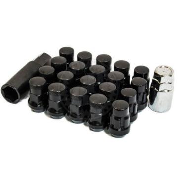 MUTEKI SR35 LUG NUTS STEEL BLACK 12X1.5 16 PCS + 4 LOCKS CLOSE END 35MM TUNER 20