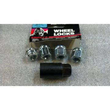 BRAND NEW 4 SET GORILLA WHEEL NUTS AND LOCKS 14 MM X 1.50 ACORN