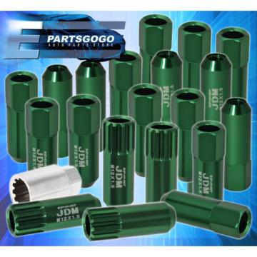 FOR SATURN M12x1.5 LOCKING LUG NUTS THREAD PITCH DRAG PERFORMANCE RIMS SET GREEN