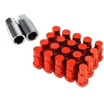 GODSPEED RED M12X1.5MM T4 EXTENDED RIM WHEEL LUG NUTS NUT WITH LOCK CIVIC EG EF