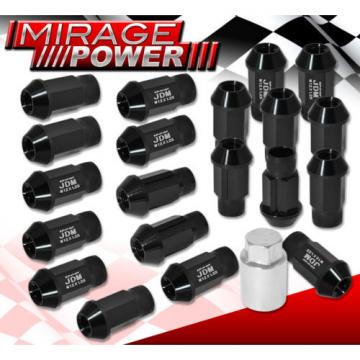 FOR CHEVY 12x1.25MM LOCKING LUG NUTS TRUCK CARS EXTERIOR 20 PCS WHEELS KIT BLACK