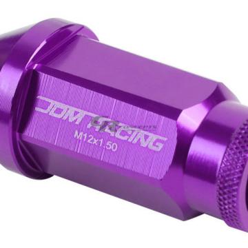 FOR CAMRY/CELICA/COROLLA 20X ACORN TUNER ALUMINUM WHEEL LUG NUTS+LOCK+KEY PURPLE