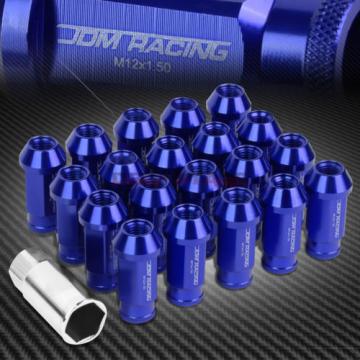 FOR CORVETTE MALIBU IMPALA 20 PCS M12 X 1.5 50MM LUG NUT+ADAPTER KEY BLUE