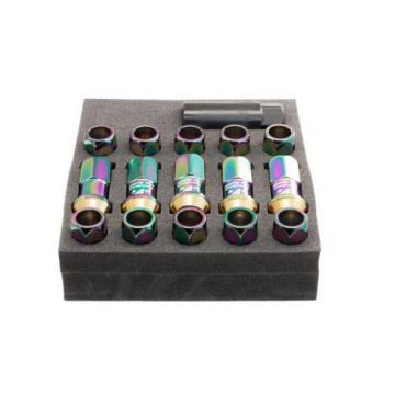 Lug Nuts &#034;Project Kics&#034; R40 12X1.25 (Neo chrome) w/Locks (20 piece set)