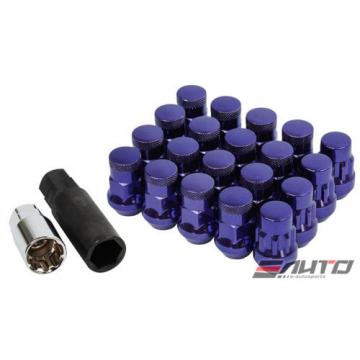 MUTEKI SR35 12x1.5 Rim Wheel Tuner Lug Lock Nut M12 P1.5 C/E Purple w/ key c