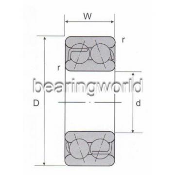 5308 2RS Double Row Sealed Angular Contact Bearing 40 x 90 x 36.5mm