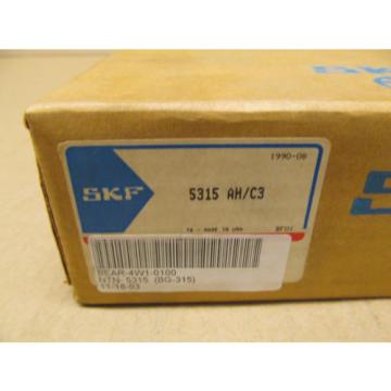 1 NIB SKF 5315-AH/C3 5315AH/C3 5315AHC3 DOUBLE ROW BALL BEARING