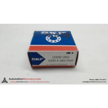 SKF 2200 E-2RS1TN9 DOUBLE ROW SELF ALIGNING BEARING, NEW #113684