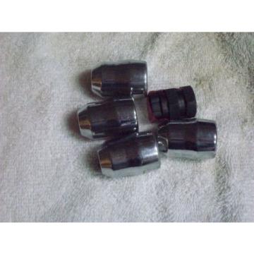 1/2-20 Locking  Lug Nuts and key NEVER USED FREE SHIPPING