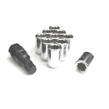 (20) 7/16 WHEEL LOCKS 8 POINT TUNER LUG NUTS CHEVROLET BUICK PONTIAC OLDSMOBILE