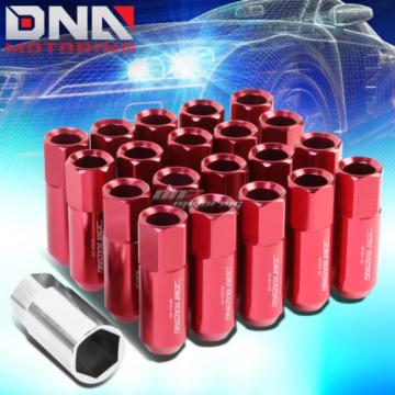 20 PCS T-6061 ALUMINUM RED M12X1.5 EXTENDED WHEEL/RIM LUG NUTS KEY KIT