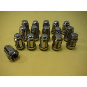 #5 Miatamecca Chrome Cap Lock Lug Nut Set