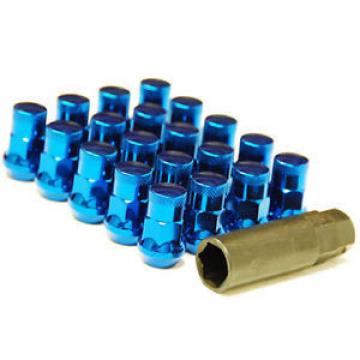 AUTHENTIC MUTEKI SR35 LUG NUTS SET Blue 12X1.25  LOCKS CLOSE END 35MM TUNER 20