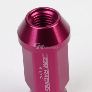 FOR IS250/IS350/GS460 20X RIM ACORN TUNER ALUMINUM WHEEL LUG NUTS+LOCK+KEY PINK