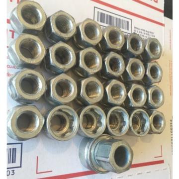 1988-2016 Silverado Sierra Escalade Under Cap Lug Nuts With Locks And Key 14x1.5