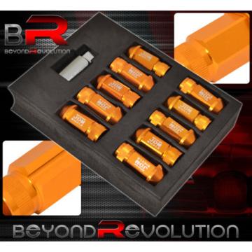 For Honda M12X1.5 Locking Lug Nuts Rims Forged Aluminum 20Pcs Unit Kit Jdm Gold