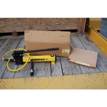 ENERPAC P392 HYDRAULIC HAND 10,000PSI 2 SPEED W/ 6&#039; HOSE &amp; COUPLER MINT Pump