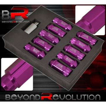 FOR SUZUKI M12x1.25MM LOCKING LUG NUTS WHEELS ALUMINUM 20PCS SET PURPLE