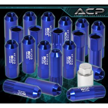 FOR SUZUKI 12x1.25MM LOCKING LUG NUTS THREAD PITCH DRAG PERFORMANCE RIM SET BLUE