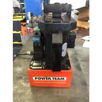 OTC POWERTEAM PE213S 10,000 psi HYDRAULIC single acting 1HP, 115/230v 1 ph Pump