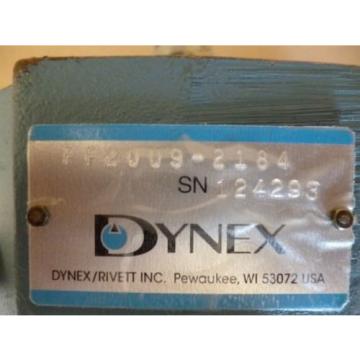 NEW DYNEX PF20092184 CHECKBALL HYDRAULIC PISTON 3000 PSI , S.A.E. PORTS Pump