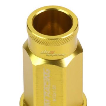 20 PCS GOLD M12X1.5 OPEN END WHEEL LUG NUTS KEY FOR CORVETTE MALIBU IMPALA