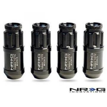 NRG M12 x 1.5mm Lug Nut Lock with removable Dust Cap - 700 Series - 4 Piece Kit