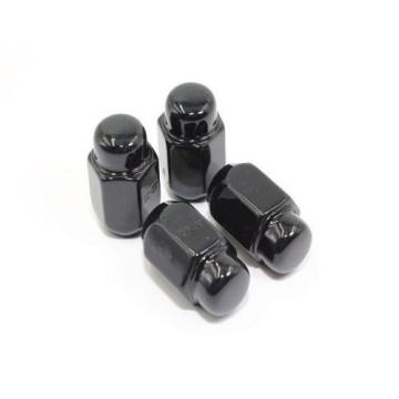 20 Black Acorn Bulge Lug Nuts Wheel Locks Combo 1/2&#034; Ford Mustang Flex Taurus