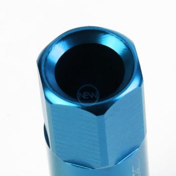 20pcs M12x1.5 Anodized 60mm Tuner Wheel Rim Acorn Lug Nuts Camry/Celica Sky Blue