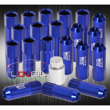 FOR MITSUBISHI 12x1.5MM LOCKING LUG NUTS TRUCK EXTERIOR 20PIECES WHEELS KIT BLUE