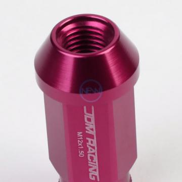 20pcs M12x1.5 Anodized 50mm Tuner Wheel Rim Acorn Lug Nuts IS250/GS460 Pink