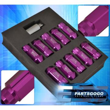 FOR CHEVY M12x1.25MM LOCKING LUG NUTS CAR AUTO ALUMINUM KIT PURPLE