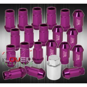 FOR SUZUKI 12MMx1.25MM LOCKING LUG NUTS 20PCS FORGED ALUMINUM WHEELS RIMS PURPLE