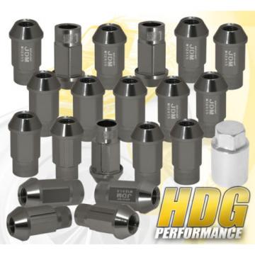 FOR GMC 12MMX1.5 LOCKING LUG NUTS THREAD PITCH DRAG PERFORMANCE RIMS SET GRAY