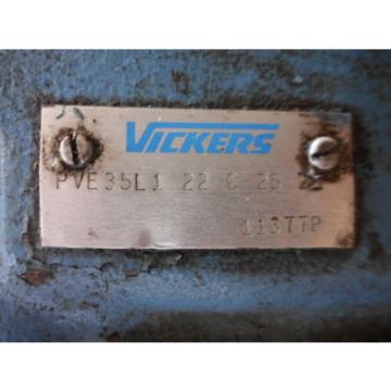 VICKERS Hydraulic Piston PVE35L1 22 C 25 21 Pump