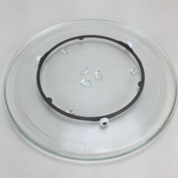 Microwave Turntable Glass Plate Tray Carousel 13.5&#034; Roller Ring Support Guide