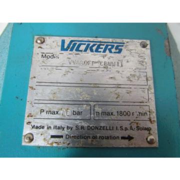 Vickers VVA80FPCBWW11 Variable Displacement Vane Hydraulic  Pump