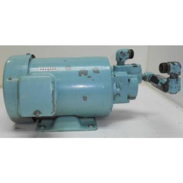 2 H.P. New Panapower Motor EMFA10 w/ Daikin Hyd. Vane , DS135P11, Used,  Pump