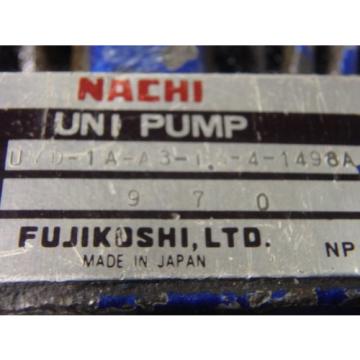 Nachi Variable Vane Motor_VDR1B1A3B1478A_UVD1AA31.541498A_LTF70NR Pump