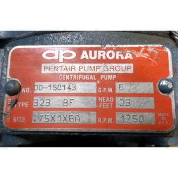 AP AURORA 6GPM 23&#039; HEAD CENTRIFUGAL 323BF W/ MARATHON 1HP AC MOTOR, UNUSED Pump